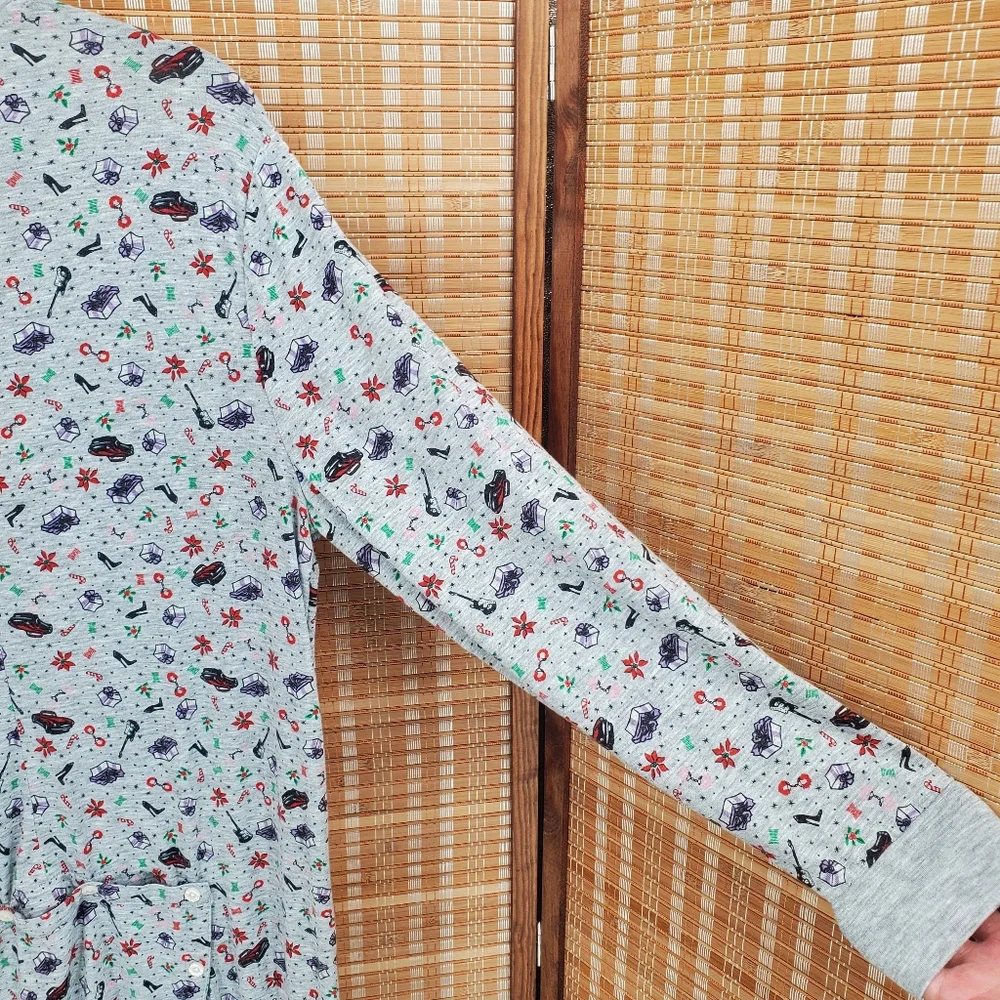 ♧ Savage X Fenty Tis The Season Button Up Open Back Onesie Size 2X